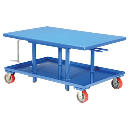 Vestil Low Profile Mech Post Table, Load Cap. 2000 lb. MT-3042-LP